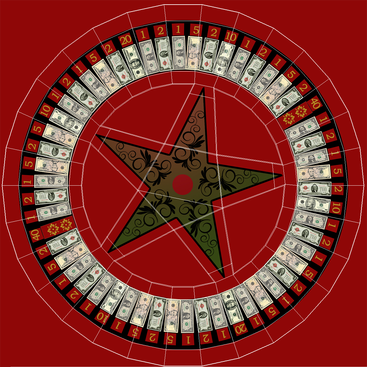 Wheel of Fortune Stand 3D