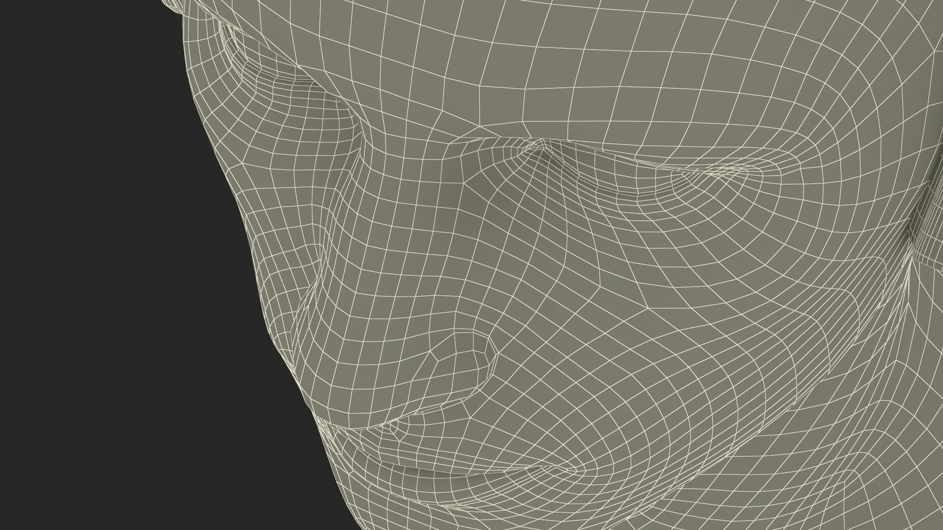 3D Headphones on Mannequin Head model