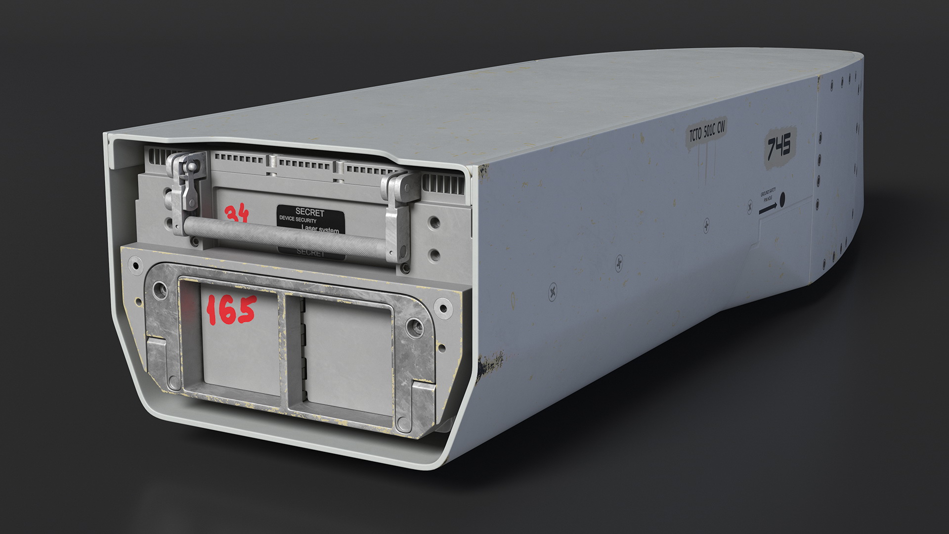 3D model Towed Decoy System ALE-50