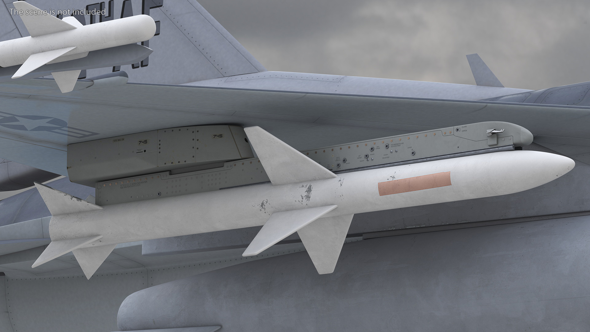 3D model Towed Decoy System ALE-50