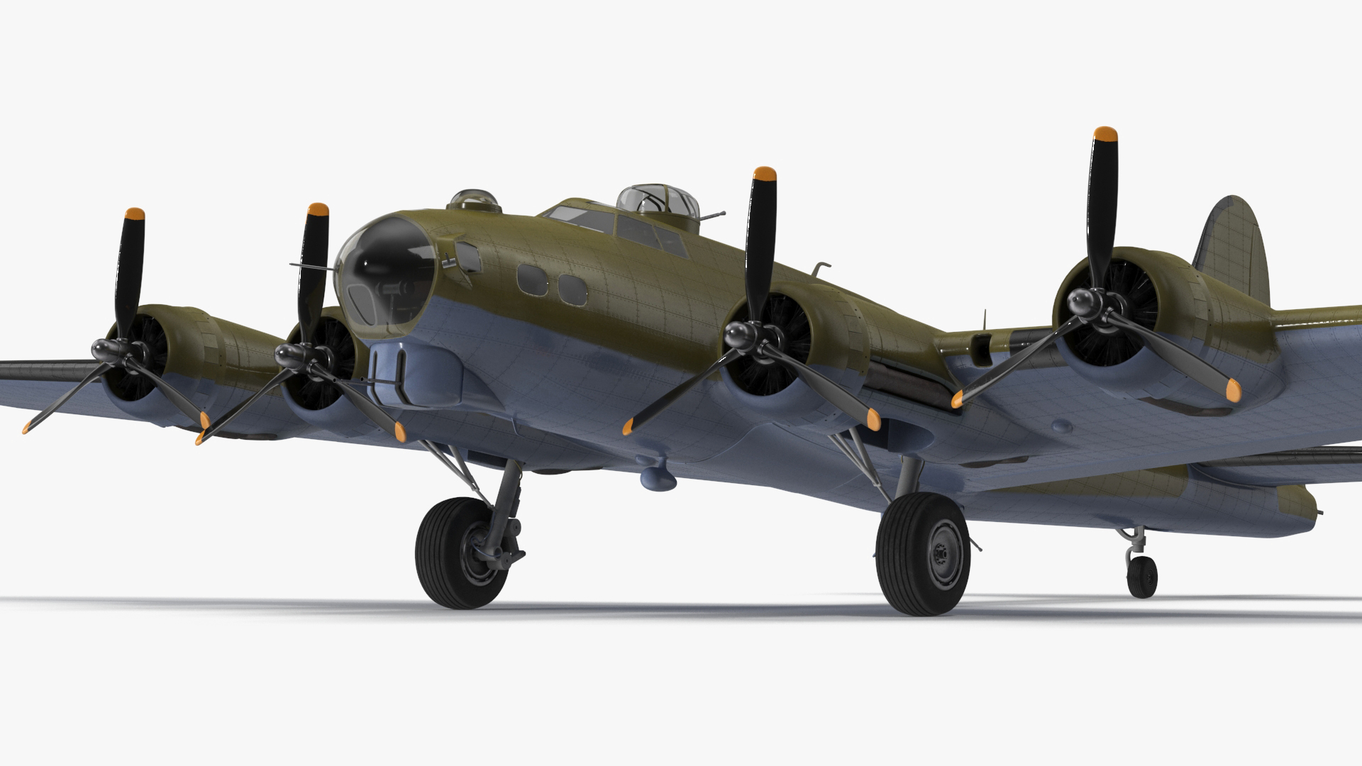 3D Boeing B-17 Bomber model