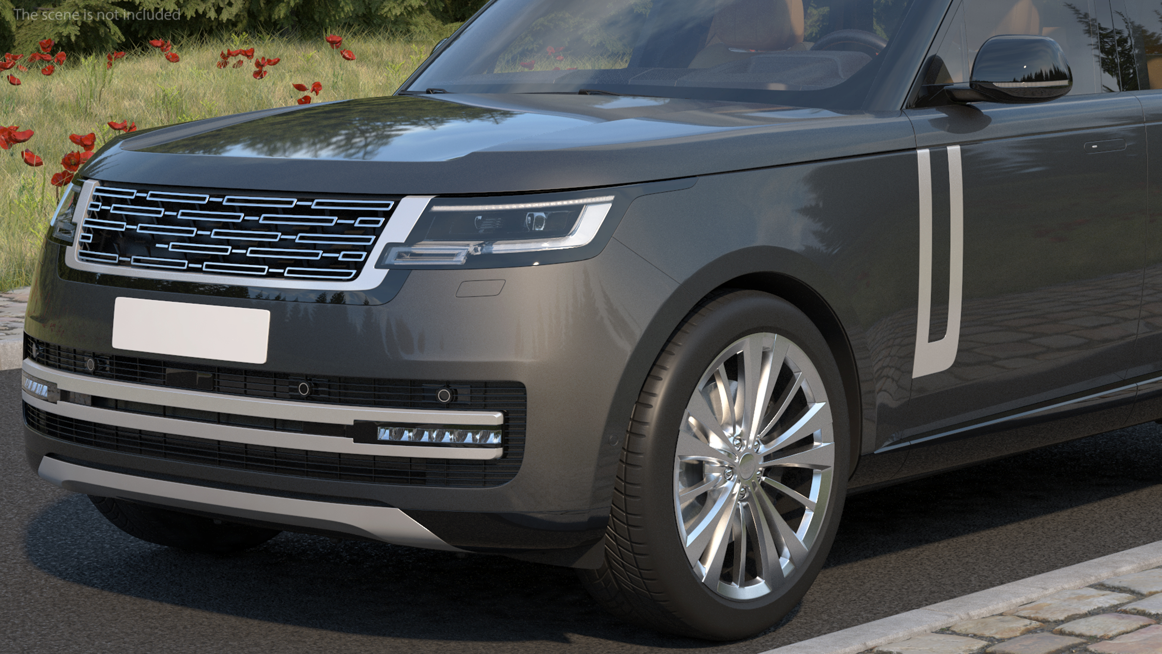 3D Luxury European SUV Rigged