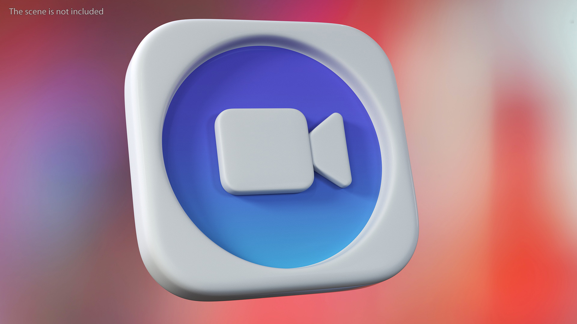 3D iPhone iOS Clips Icon