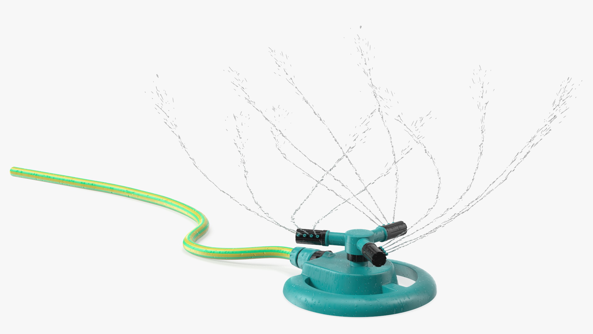 3D Garden Lawn Sprinkler with Trickles Water