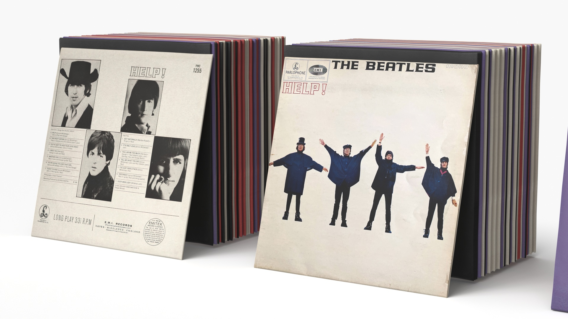 Vinyl Record Organizer Cabinet With Compartments - view 8