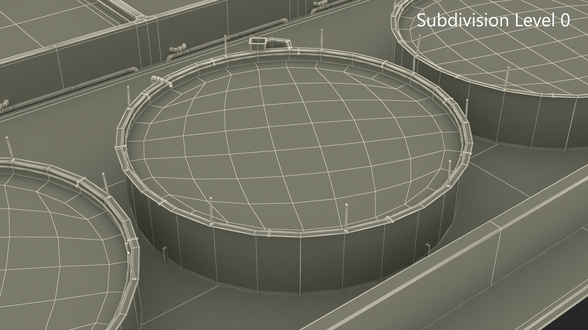 Aquaculture Complex 3D model