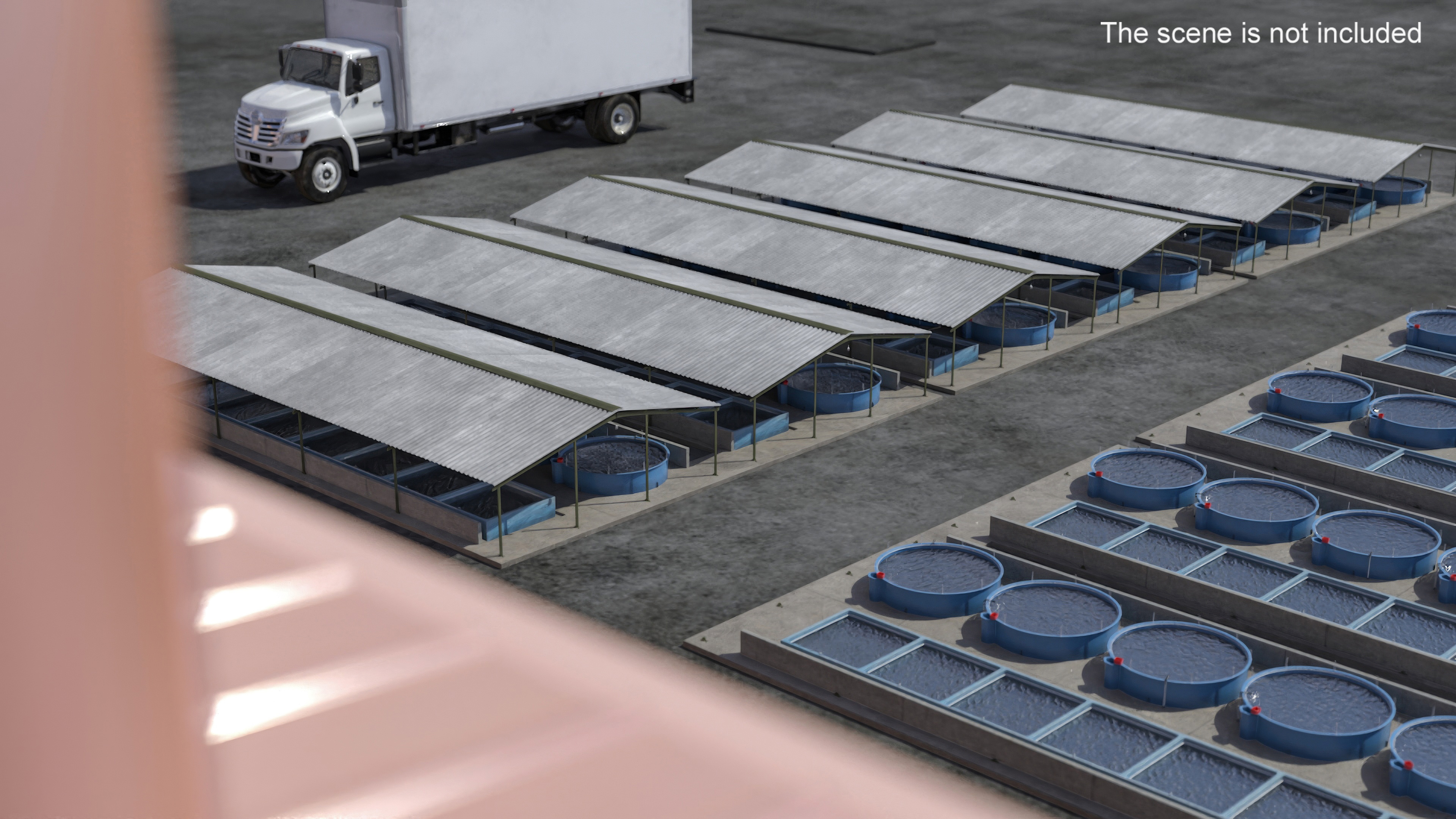 Aquaculture Complex 3D model