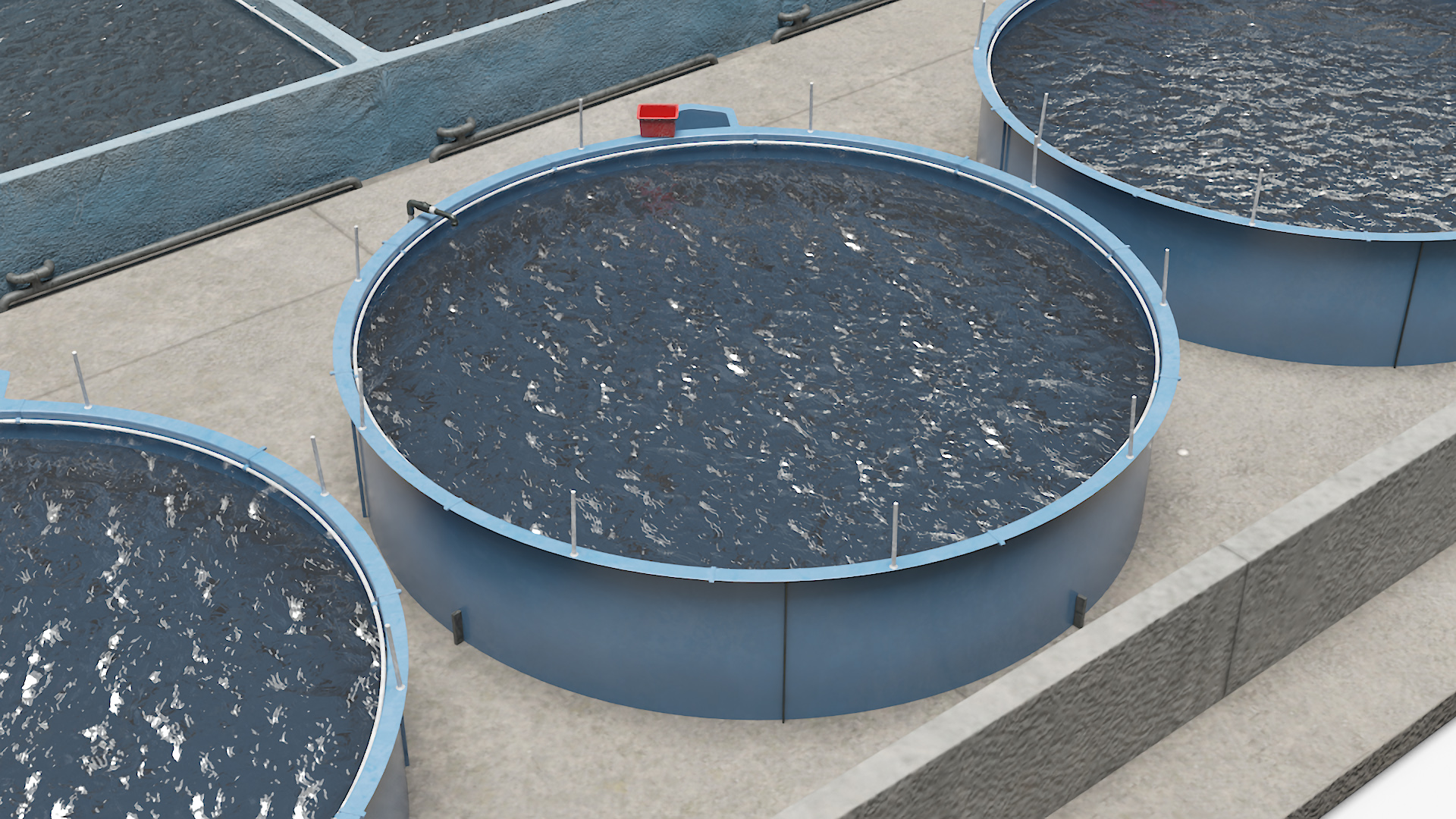 Aquaculture Complex 3D model