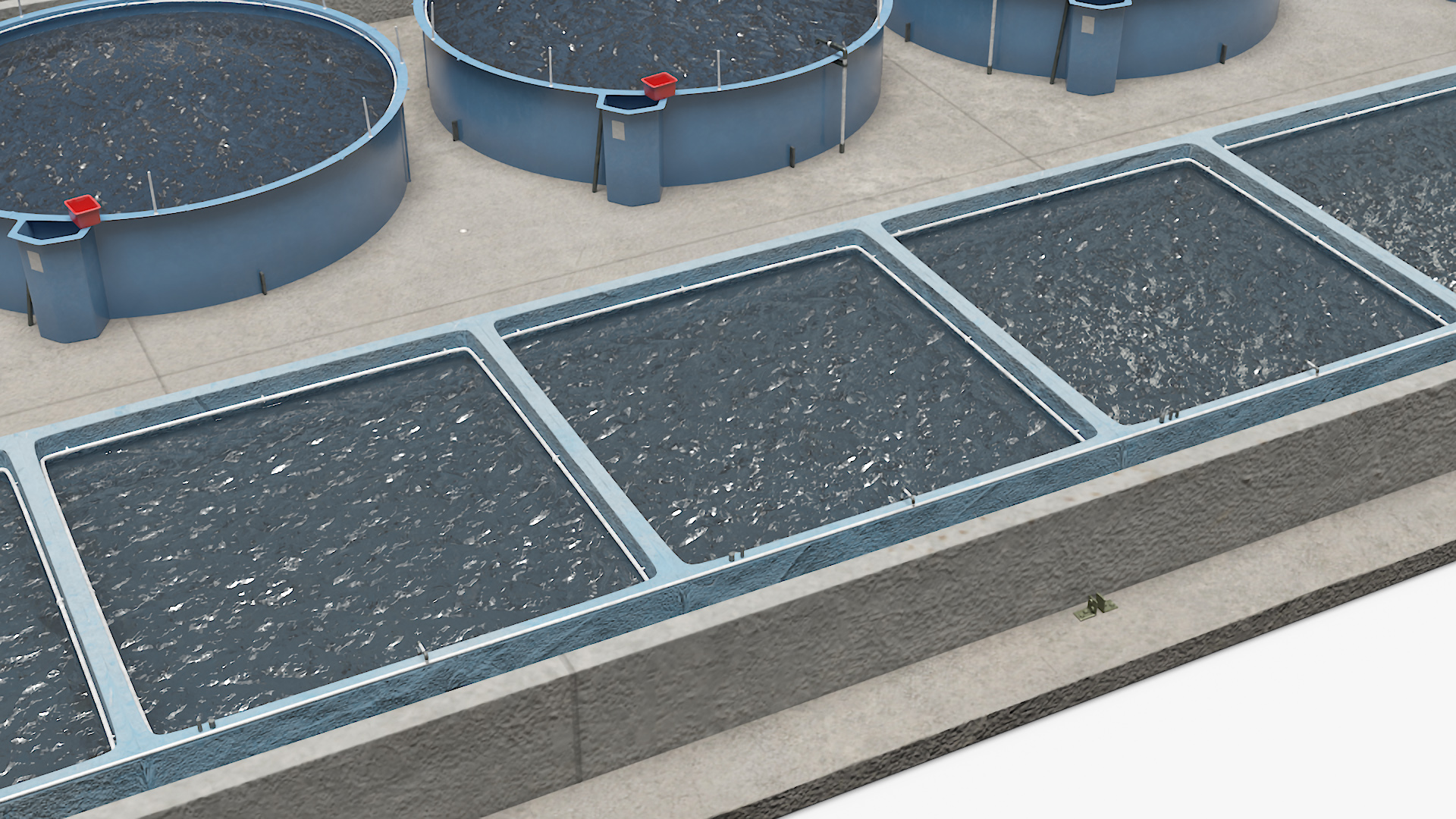 Aquaculture Complex 3D model