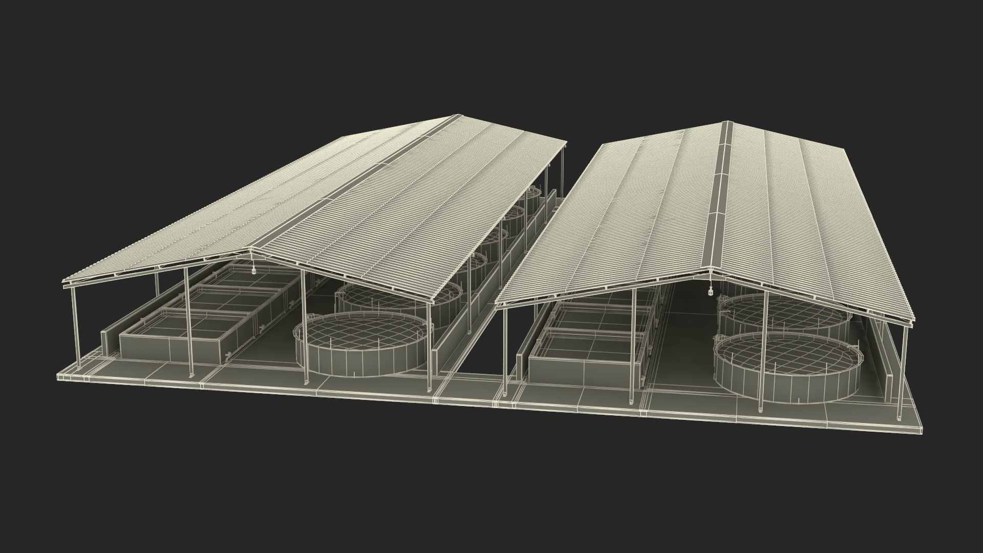 Aquaculture Complex 3D model
