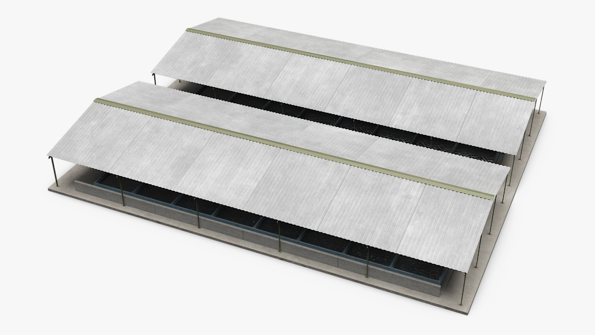 Aquaculture Complex 3D model