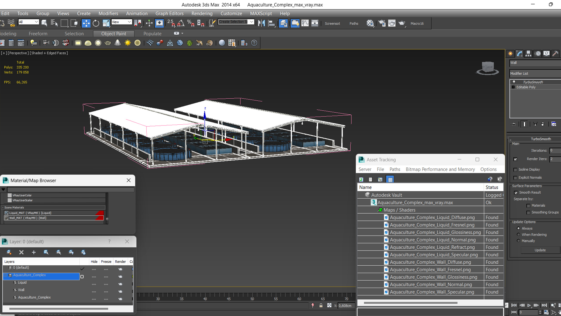 Aquaculture Complex 3D model