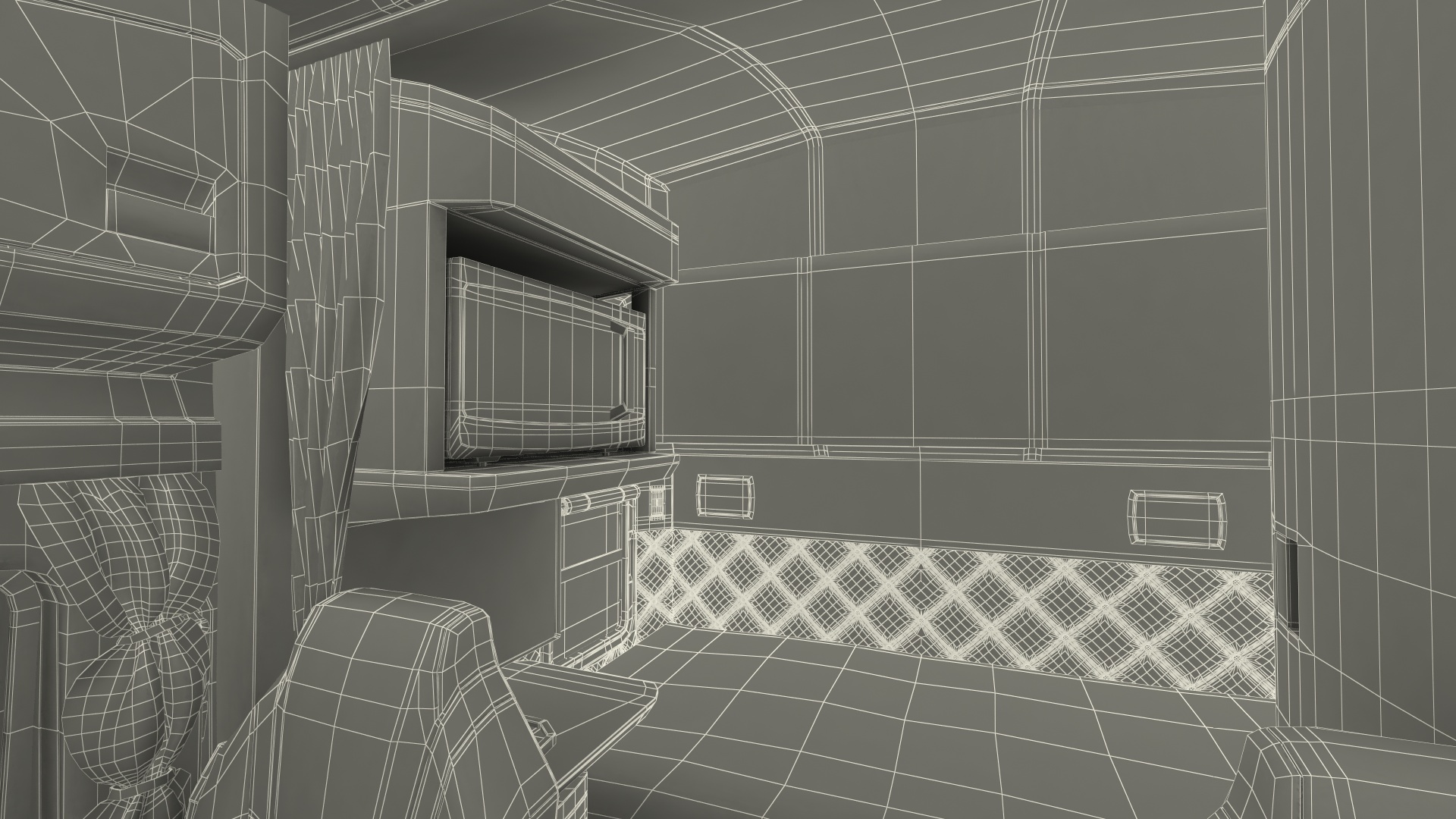 Kenworth Truck with Sun Valley Car Carrier Rigged 3D model