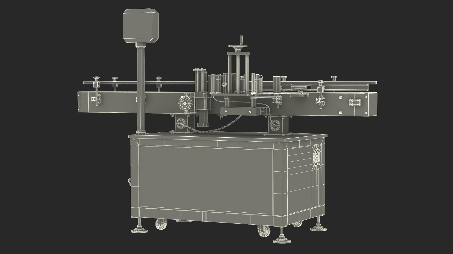 3D model Labeling Machine LandPack