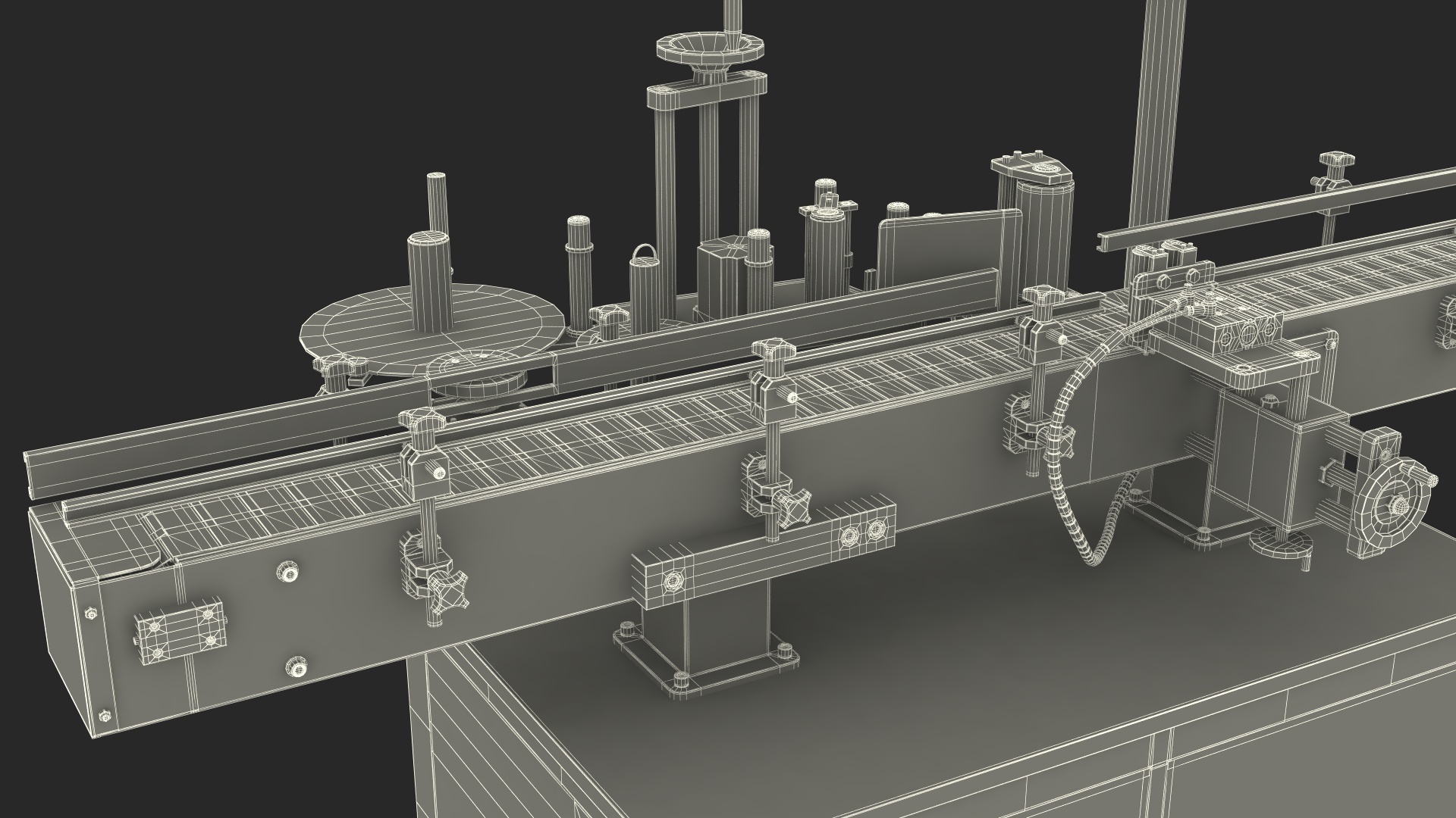 3D model Labeling Machine LandPack