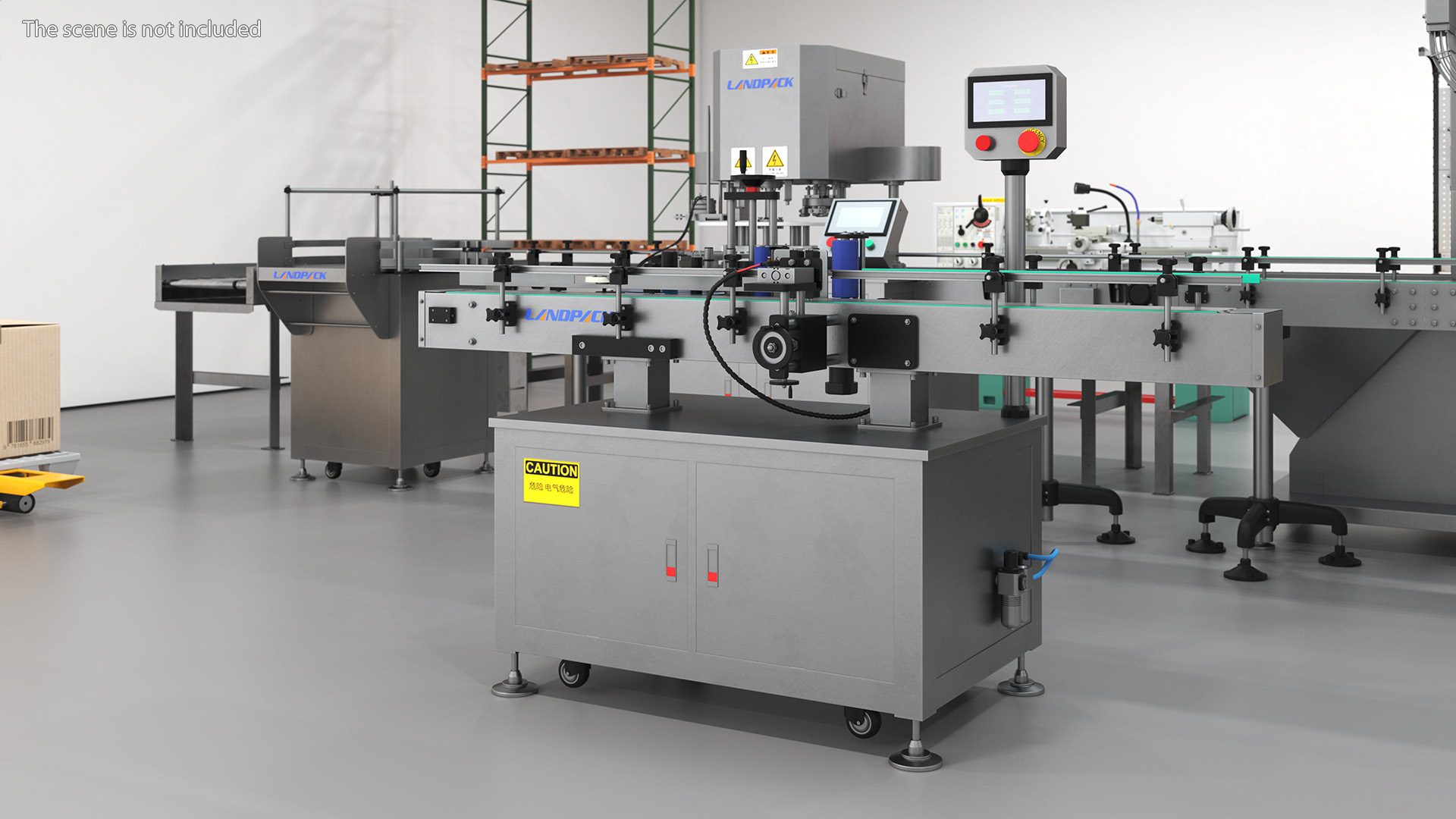 3D model Labeling Machine LandPack