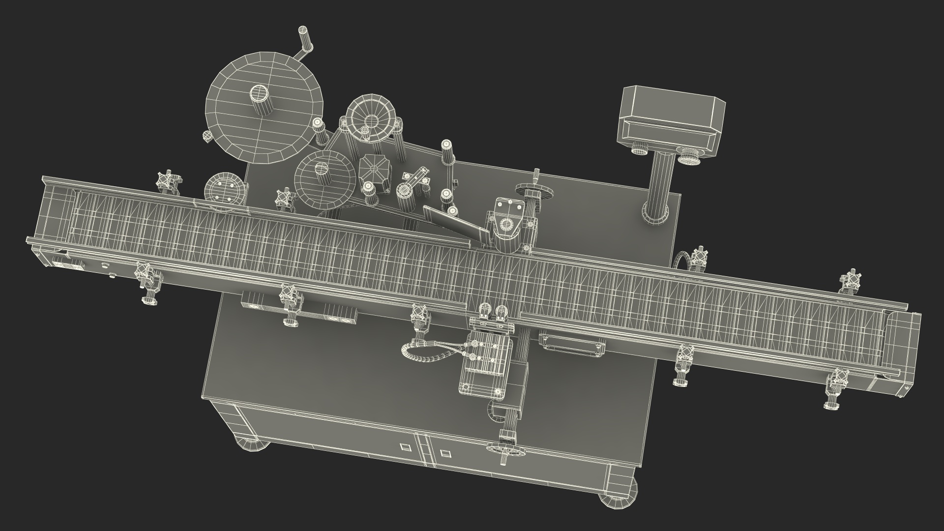 3D model Labeling Machine LandPack