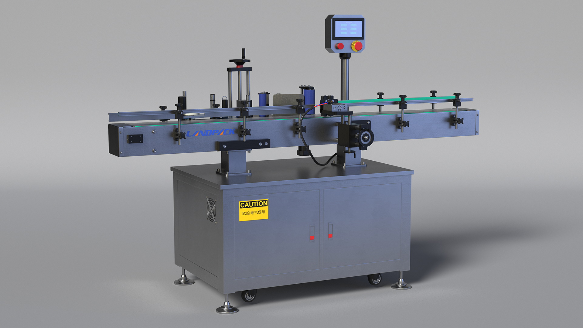 3D model Labeling Machine LandPack
