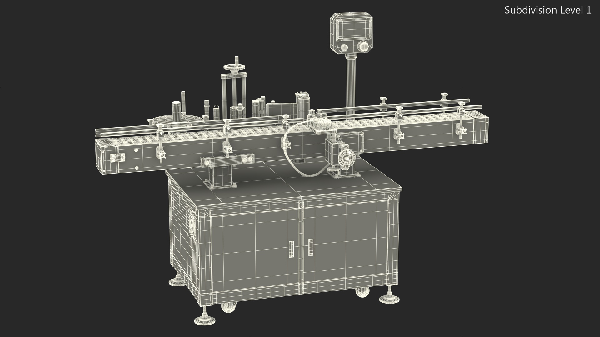 3D model Labeling Machine LandPack