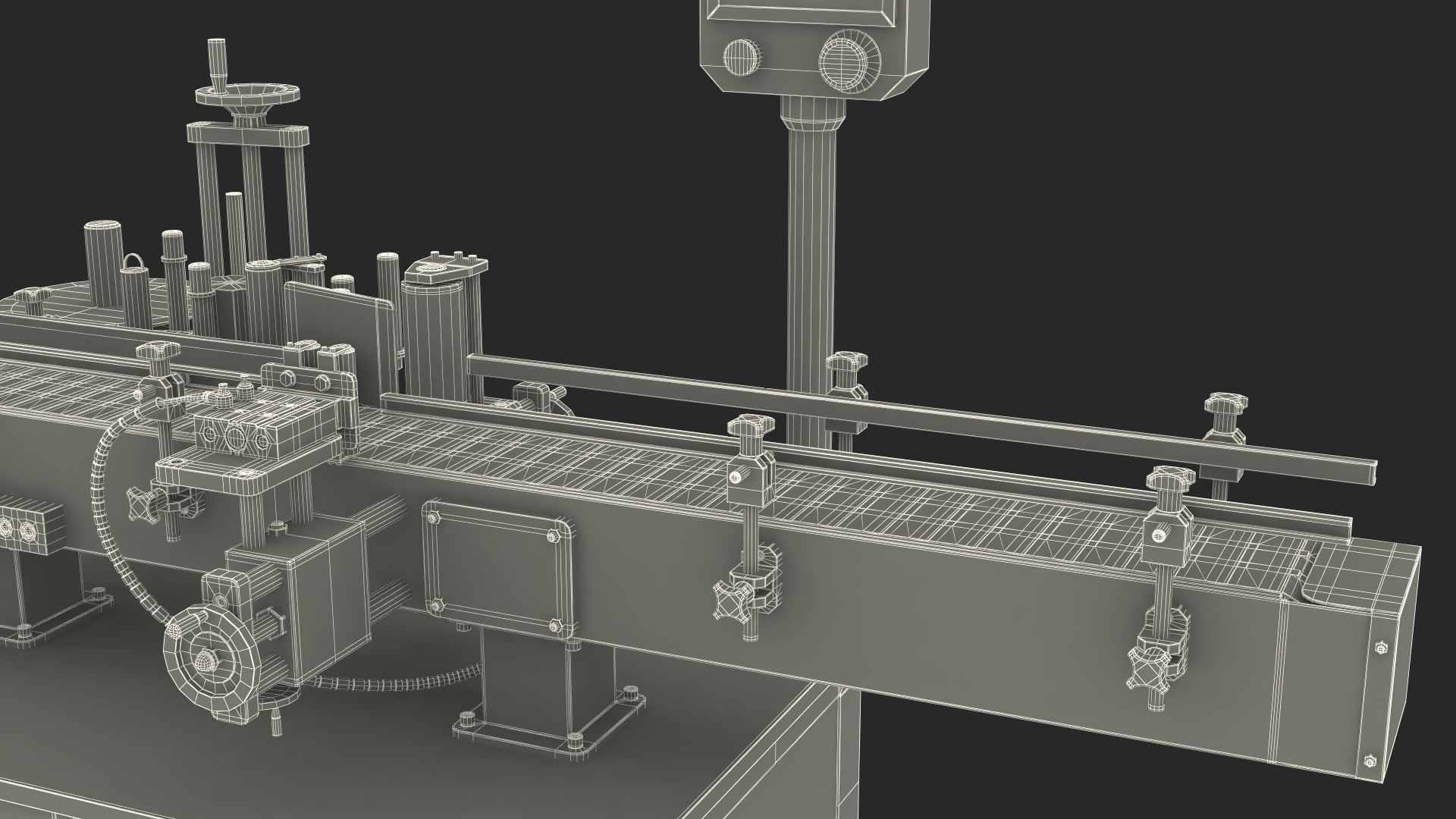 3D model Labeling Machine LandPack