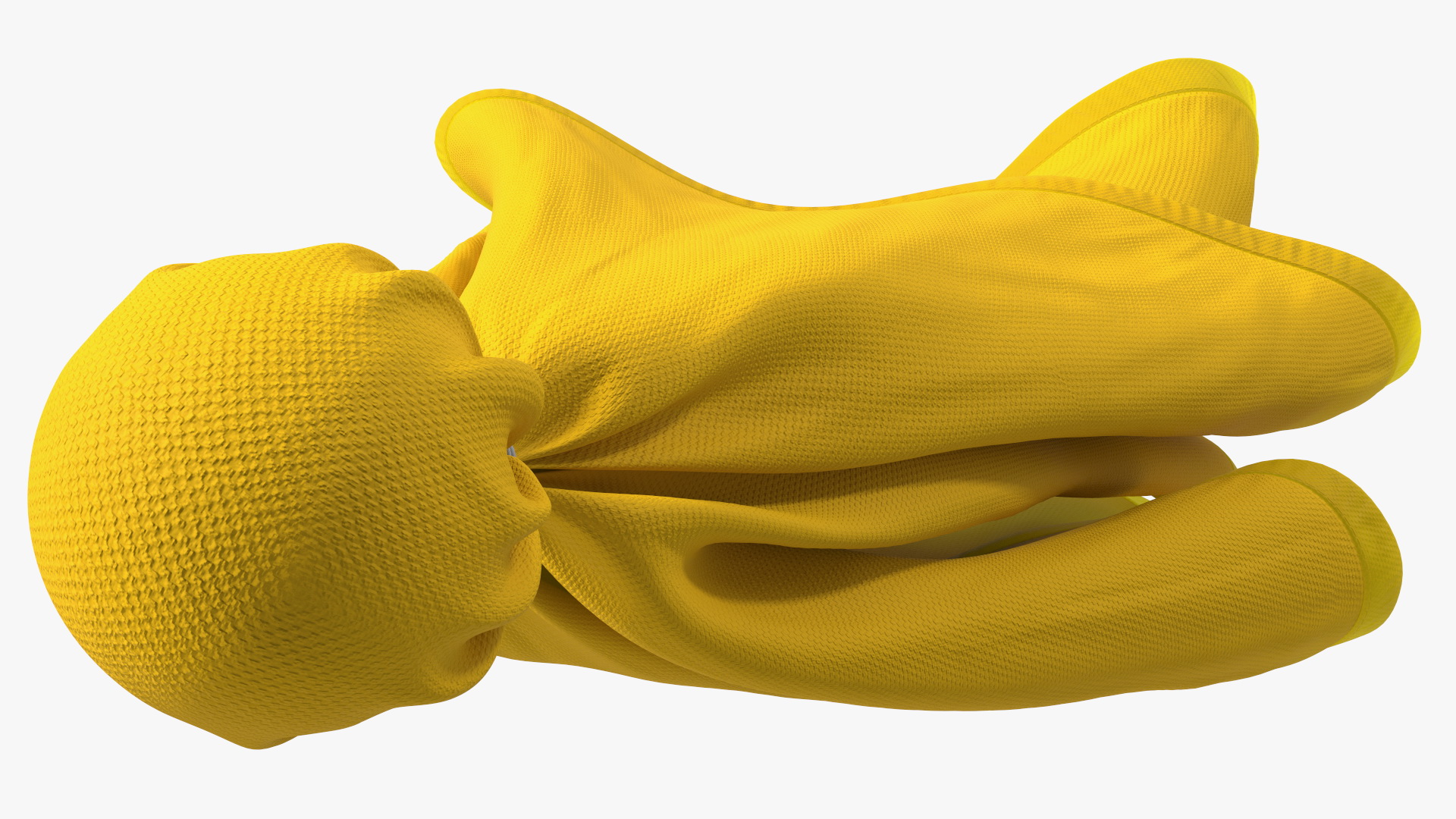 3D model Football Officials Yellow Ball