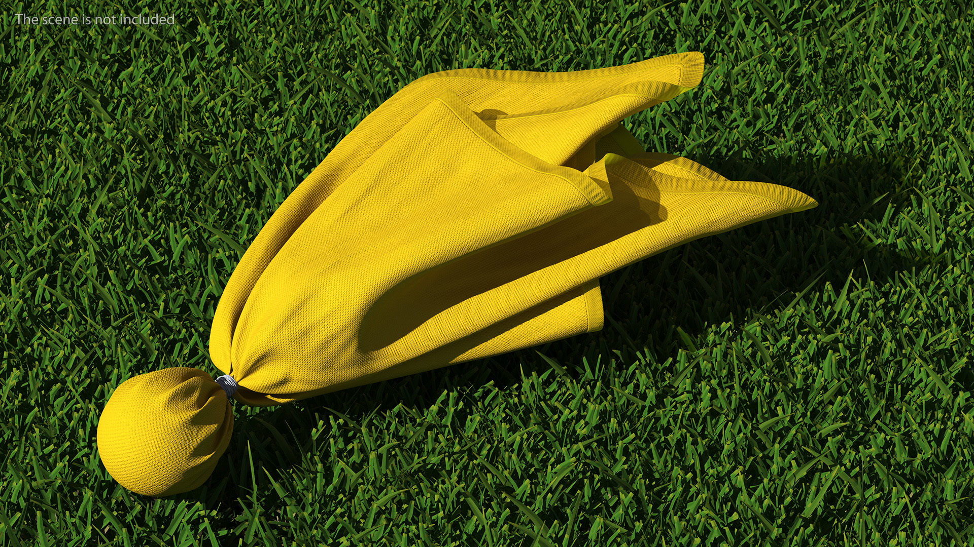 3D model Football Officials Yellow Ball