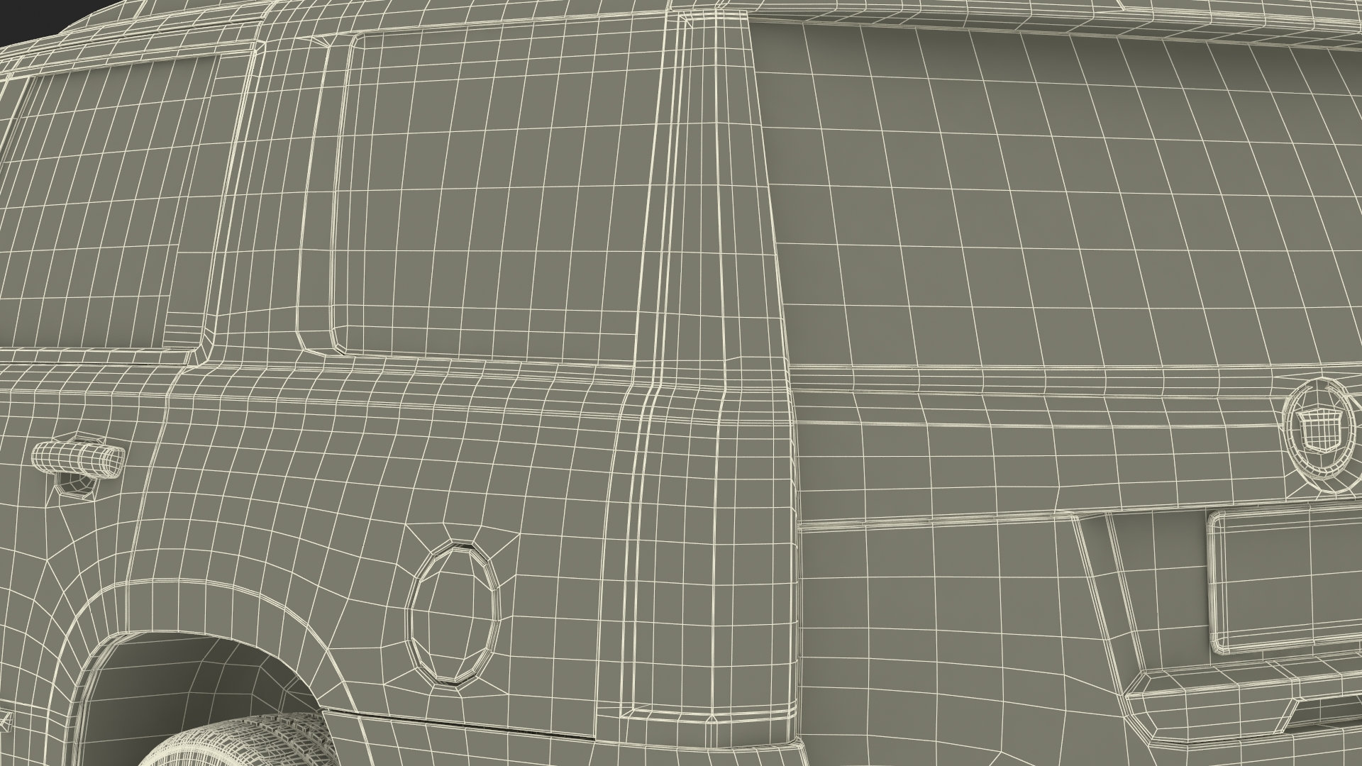 3D Cadillac Escalade SUV