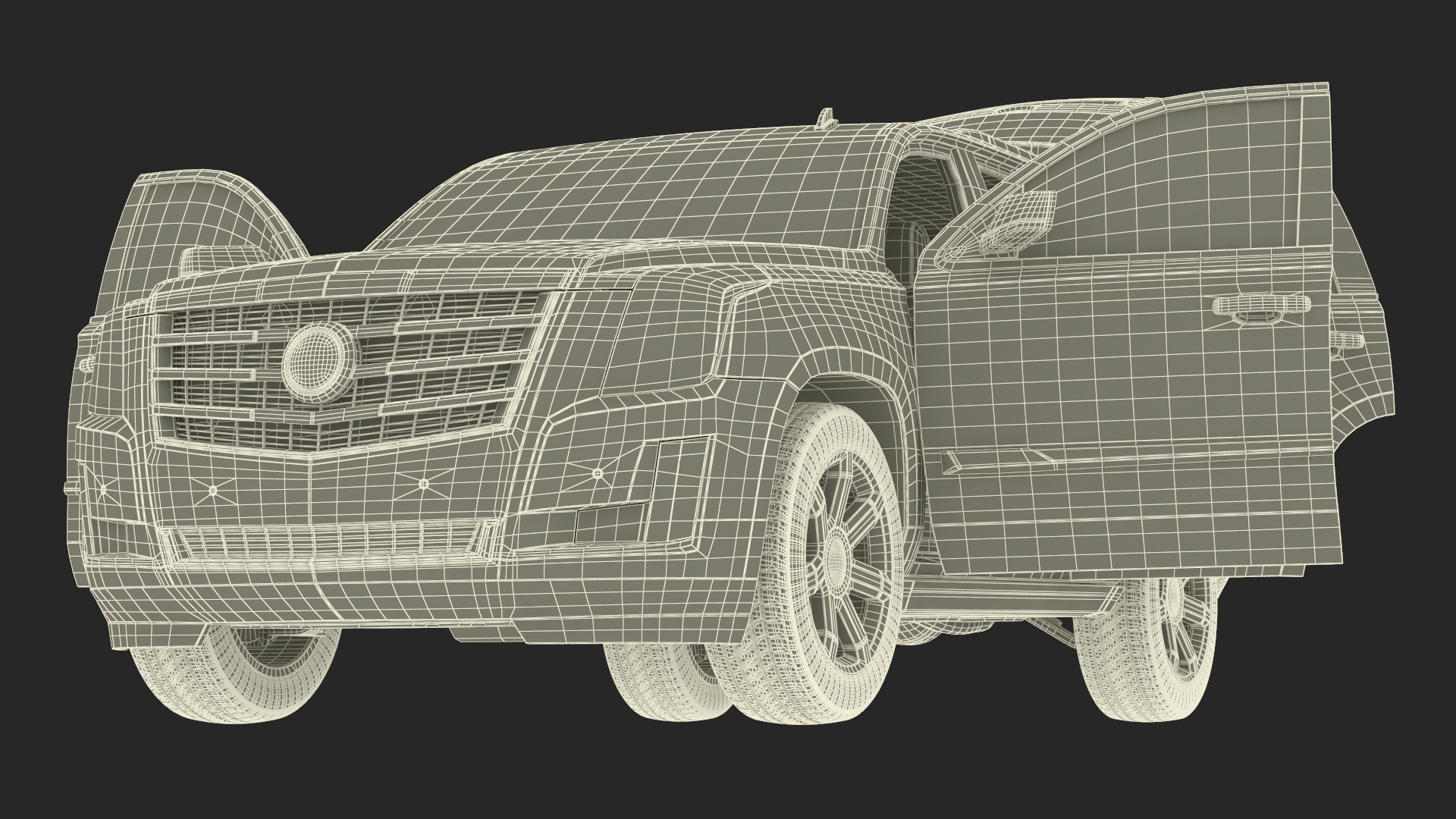 3D Cadillac Escalade SUV