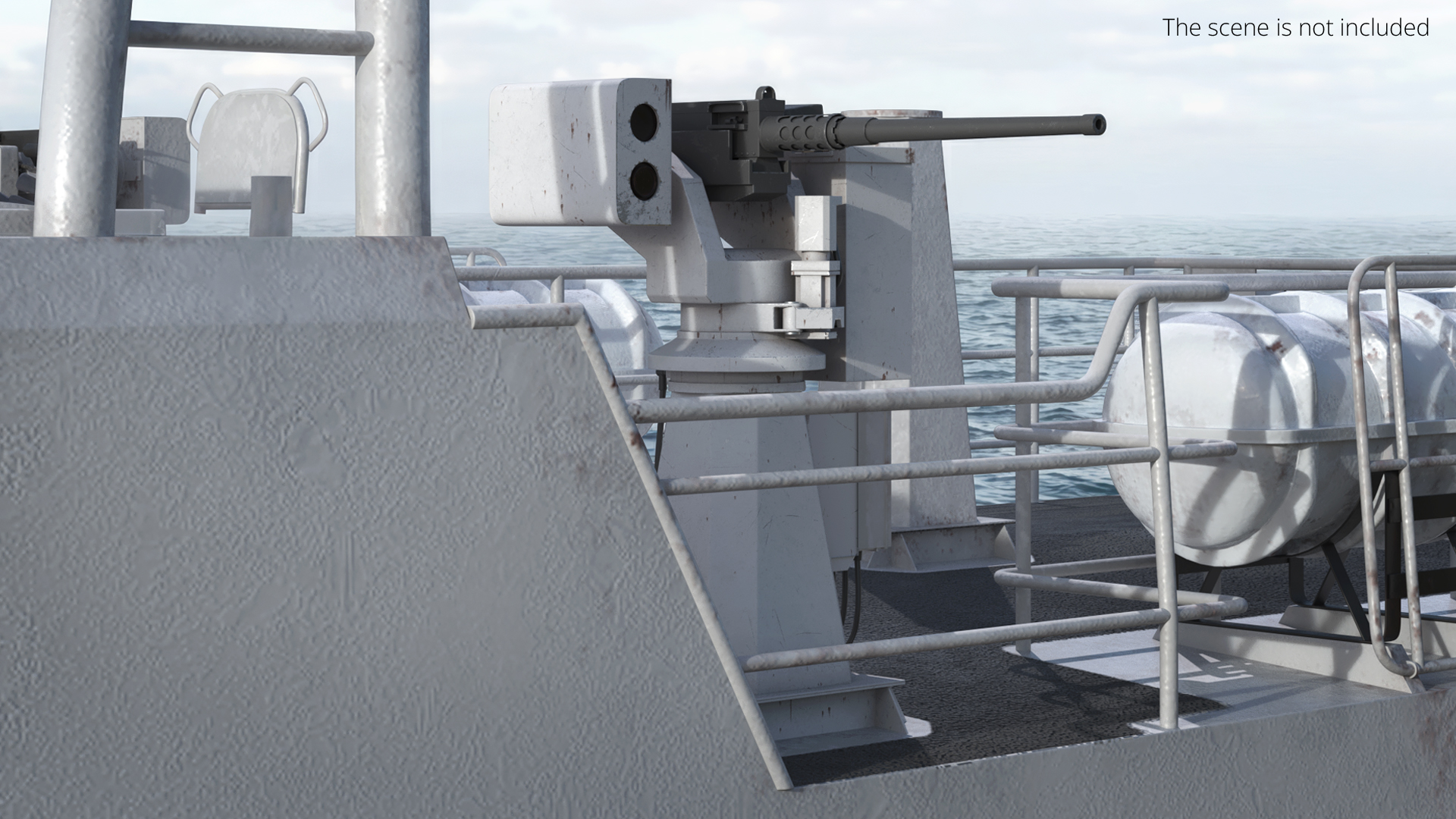 Naval Heavy Machine Gun Turret - view 3