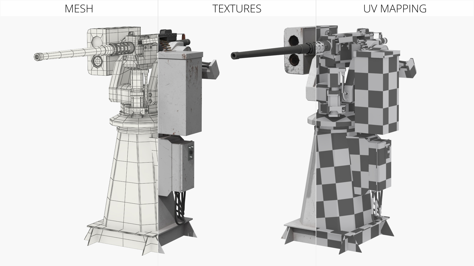 Naval Heavy Machine Gun Turret - view 8