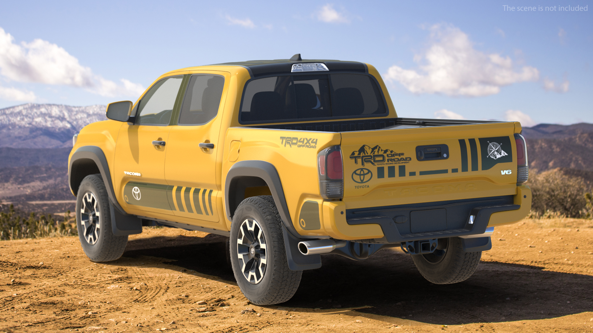 3D Toyota Tacoma TRD Off Road Bronze 2021 model