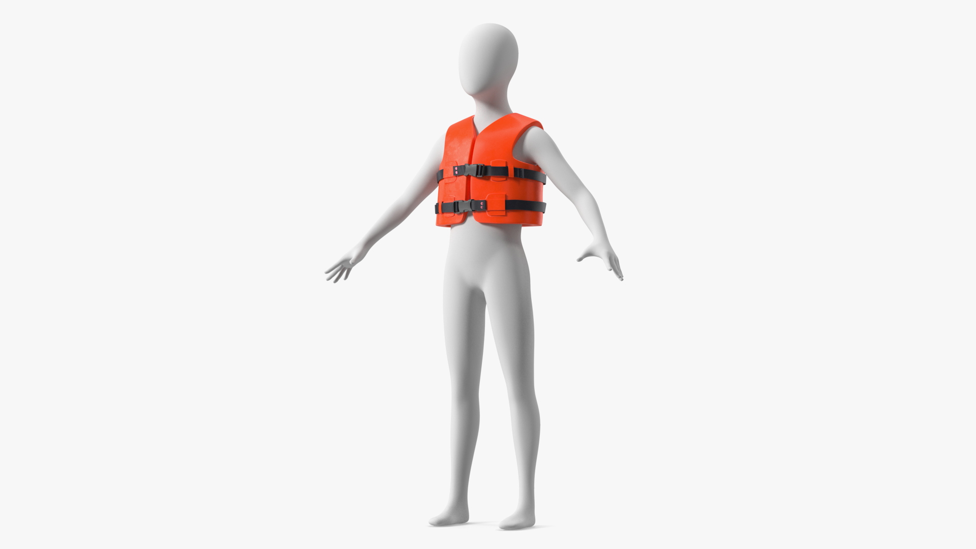 3D Life Vest Type III PFD for Kids