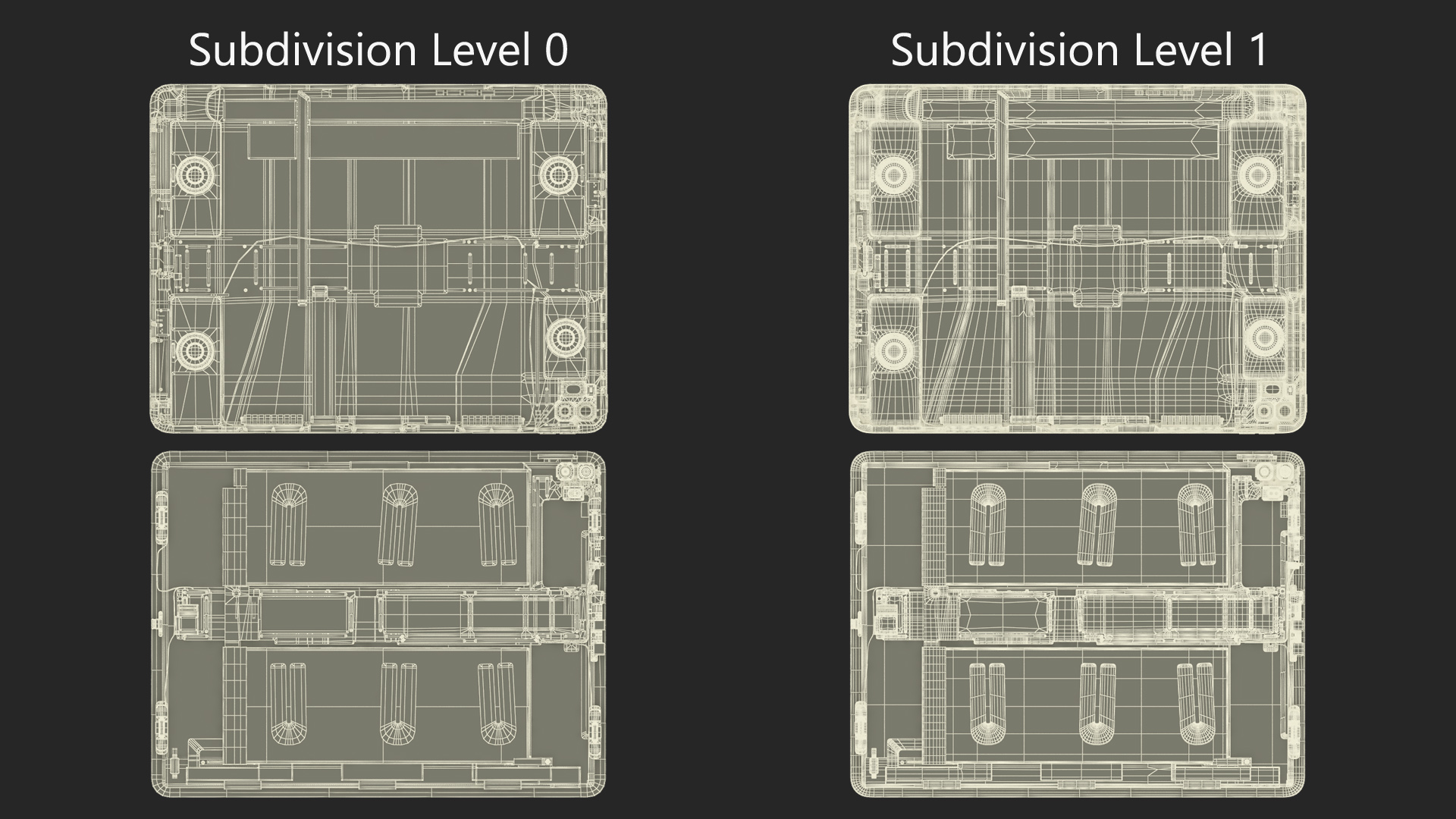12 9 iPad Pro with Full Internal Structure 3D