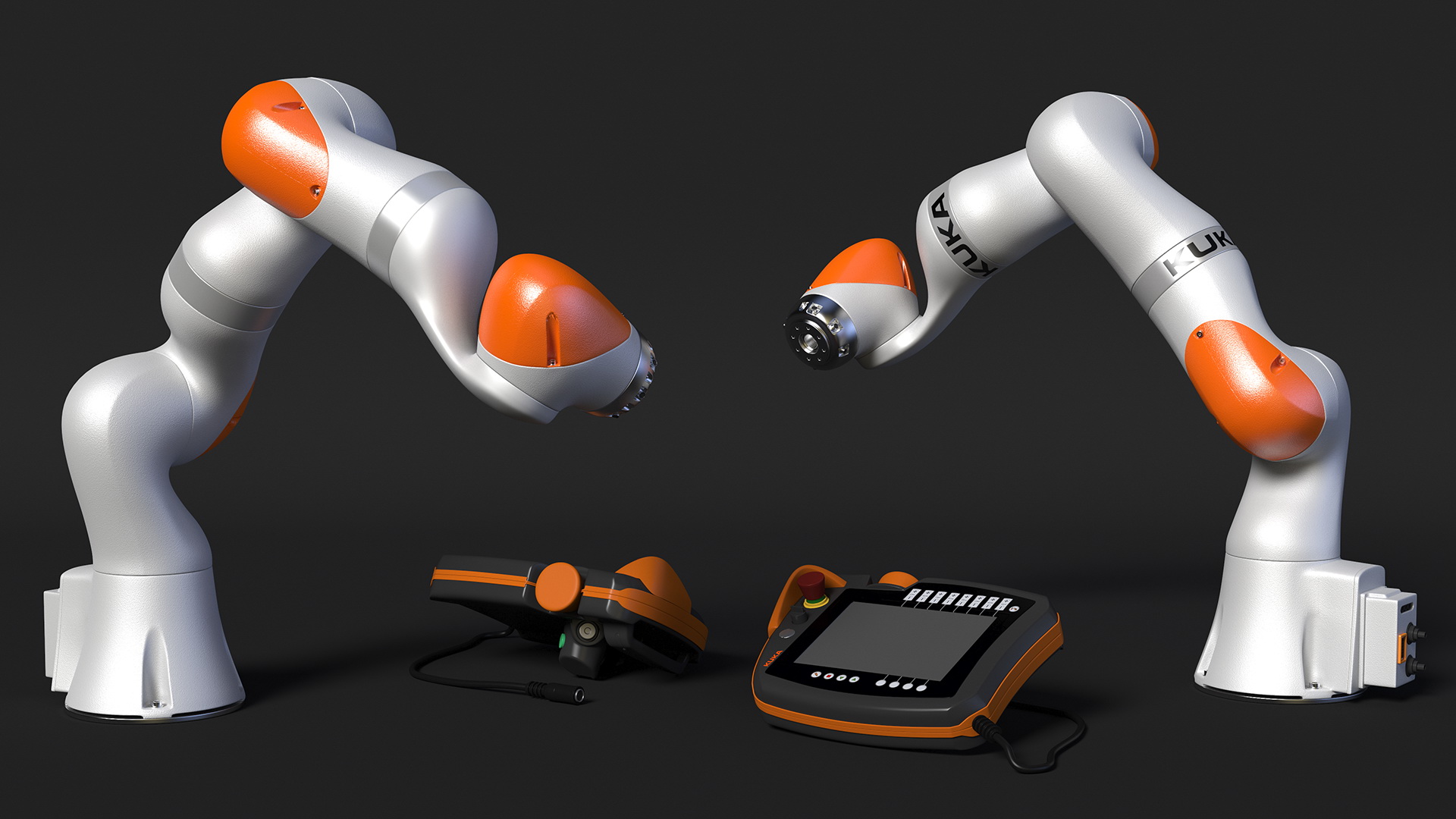 3D KUKA LBR IIWA Collaborative Robot model