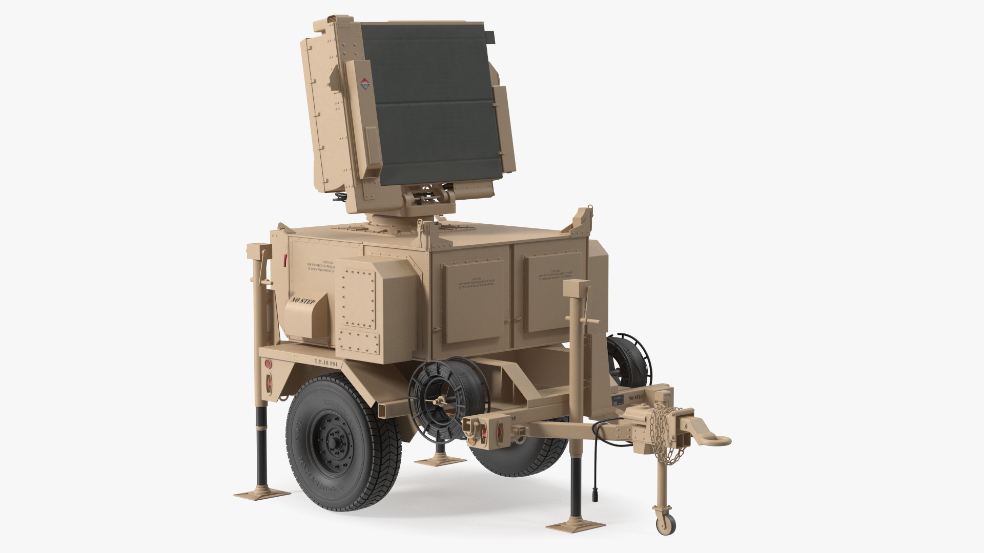 MPQ-64 Sentinel Radar Sand Color 3D
