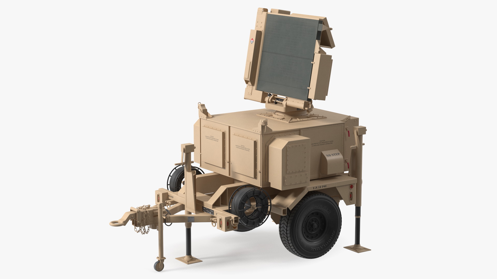 MPQ-64 Sentinel Radar Sand Color 3D