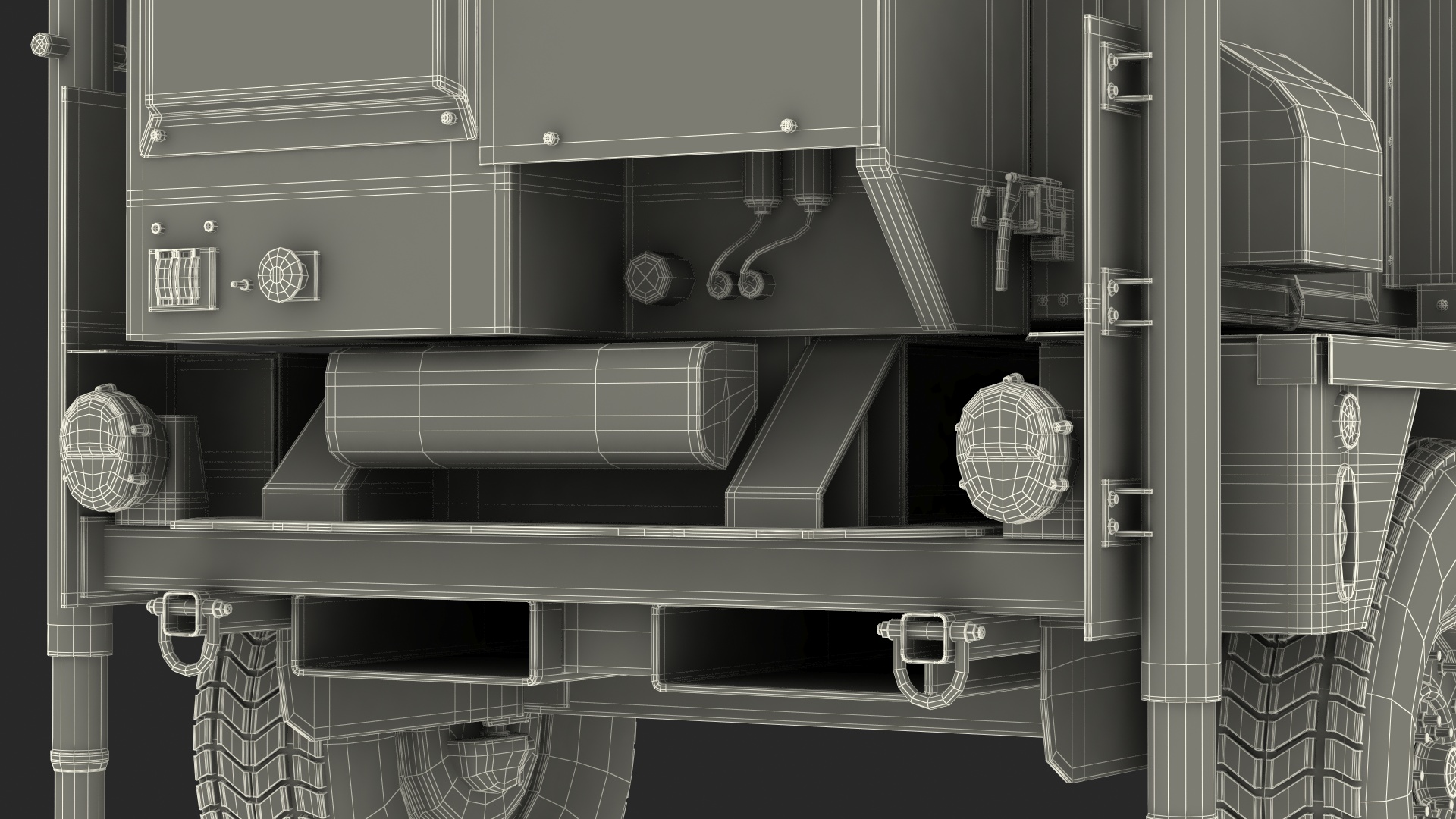 MPQ-64 Sentinel Radar Sand Color 3D