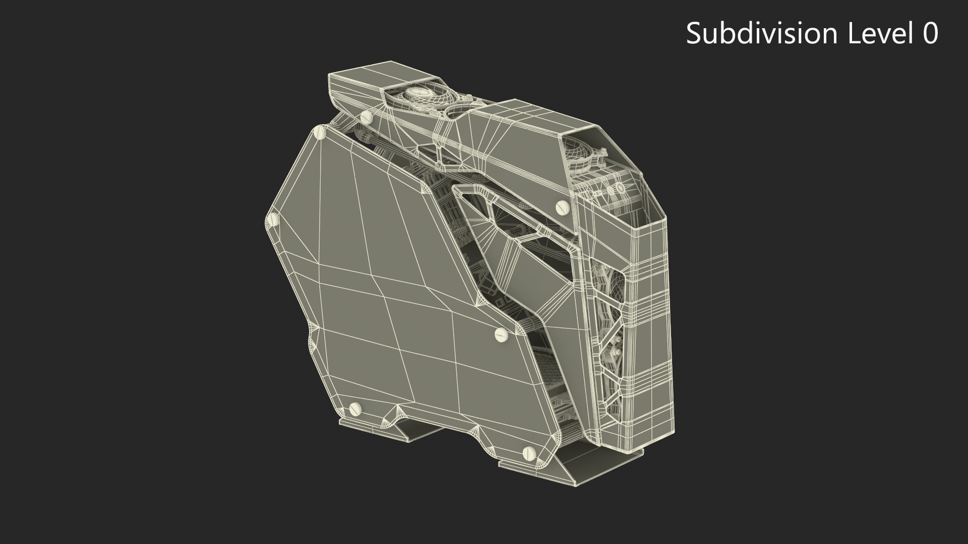 Futuristic Gaming PC On State 3D model