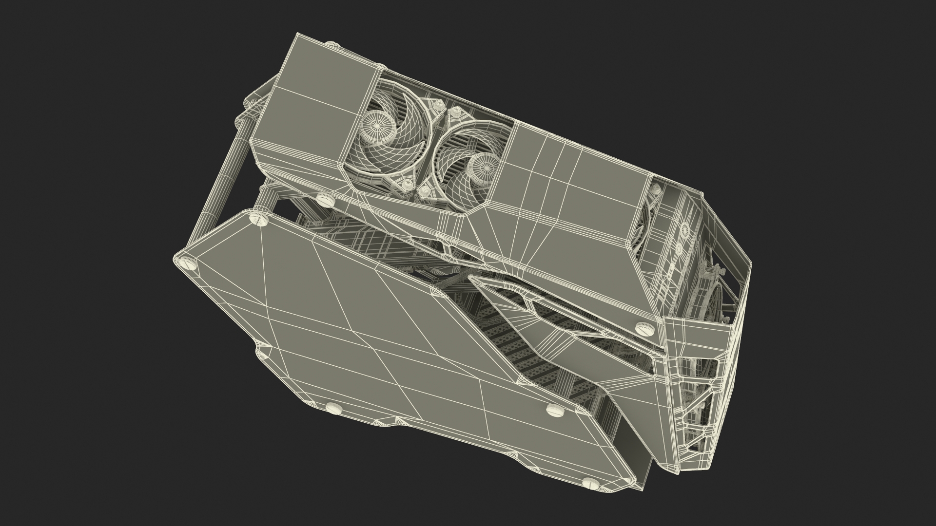 Futuristic Gaming PC On State 3D model