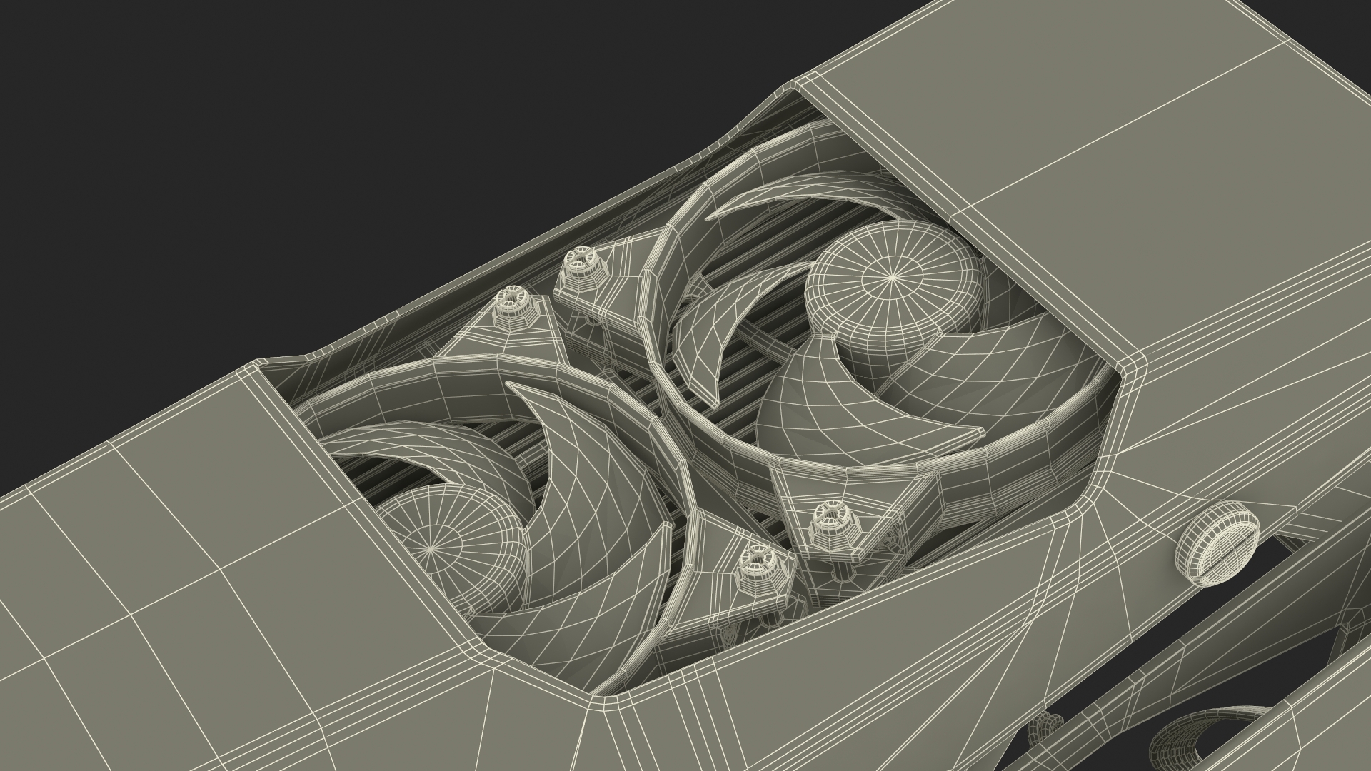 Futuristic Gaming PC On State 3D model