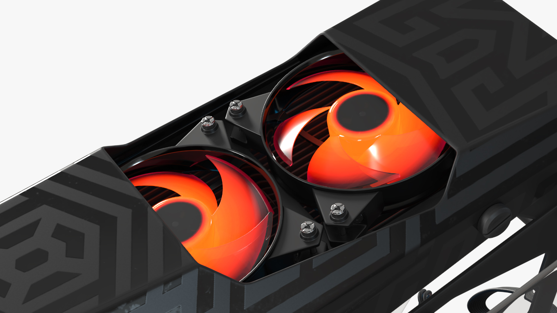 Futuristic Gaming PC On State 3D model