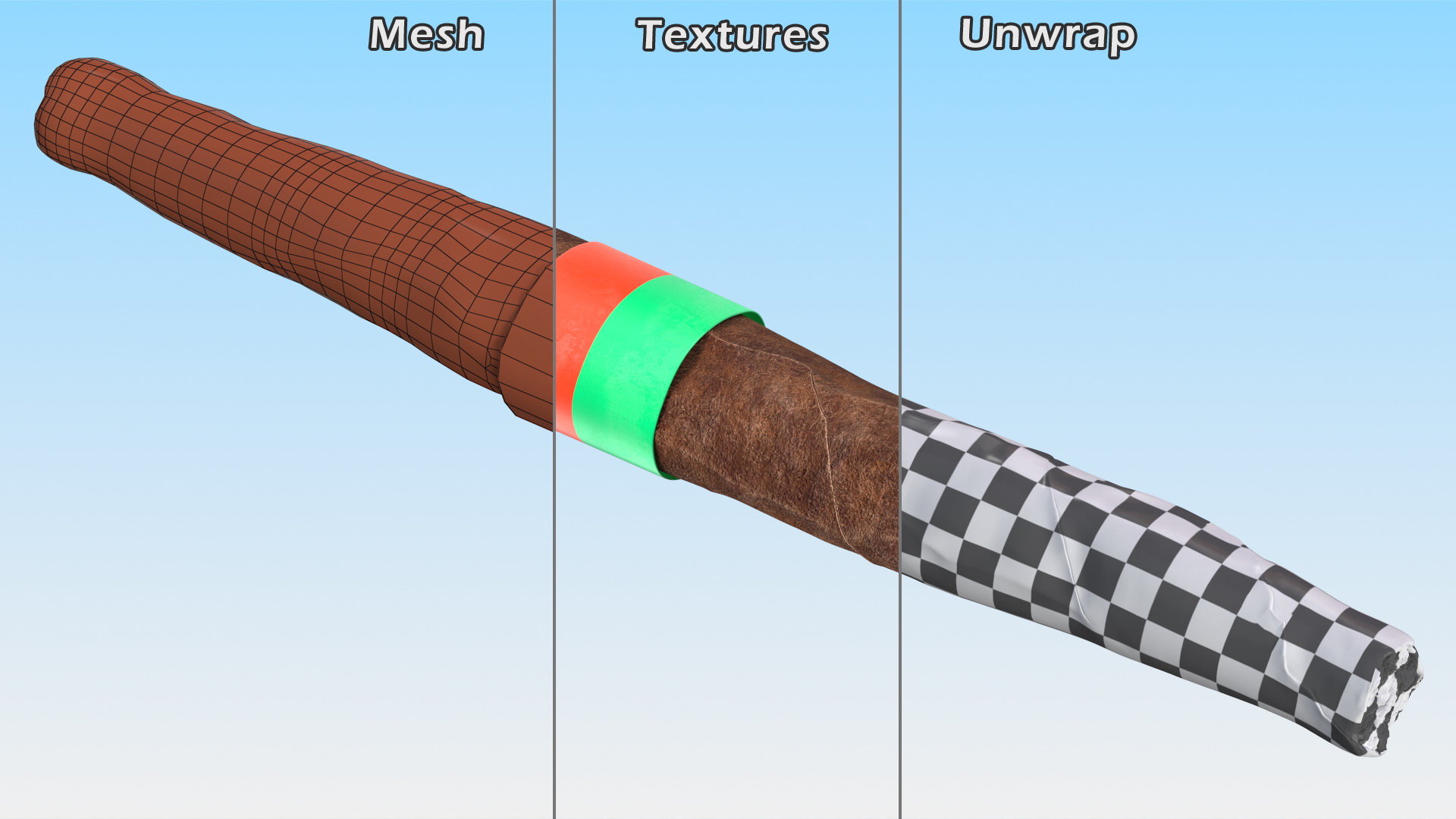 3D Italian Cigar model