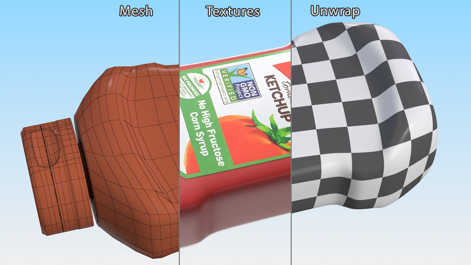 Frenchs Tomato Ketchup 3D