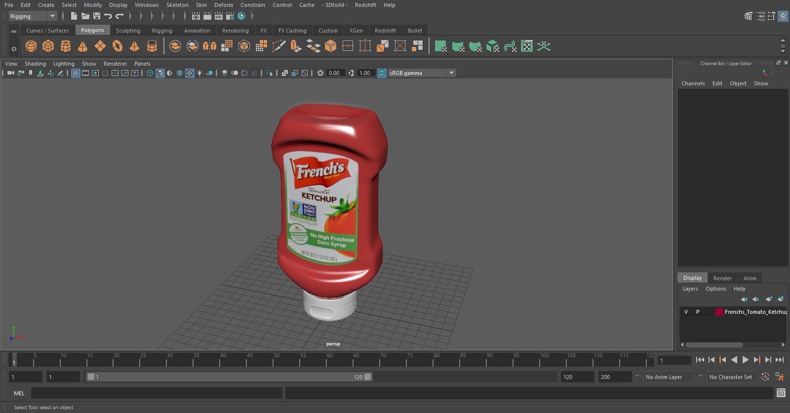 Frenchs Tomato Ketchup 3D