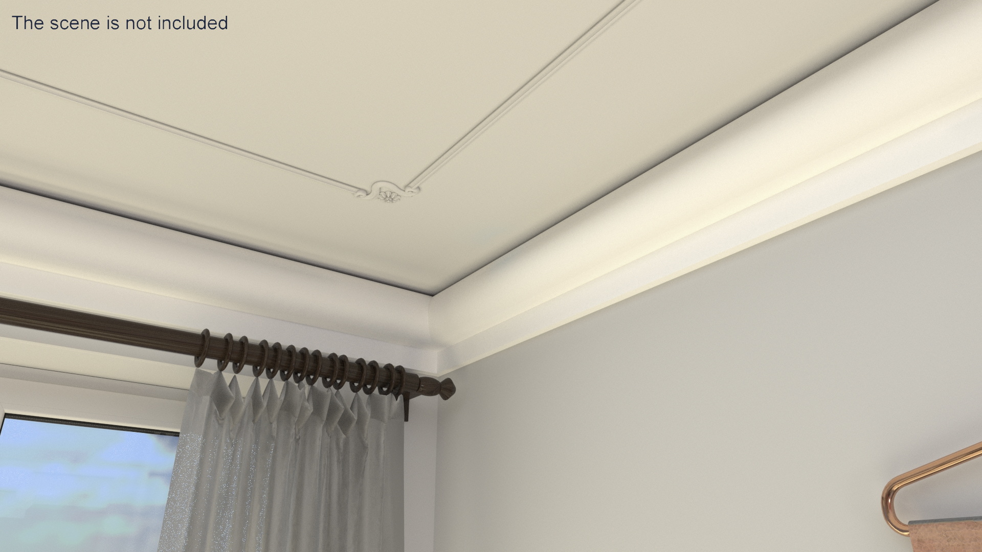 3D model Architectural Molding Gypsum Type 4