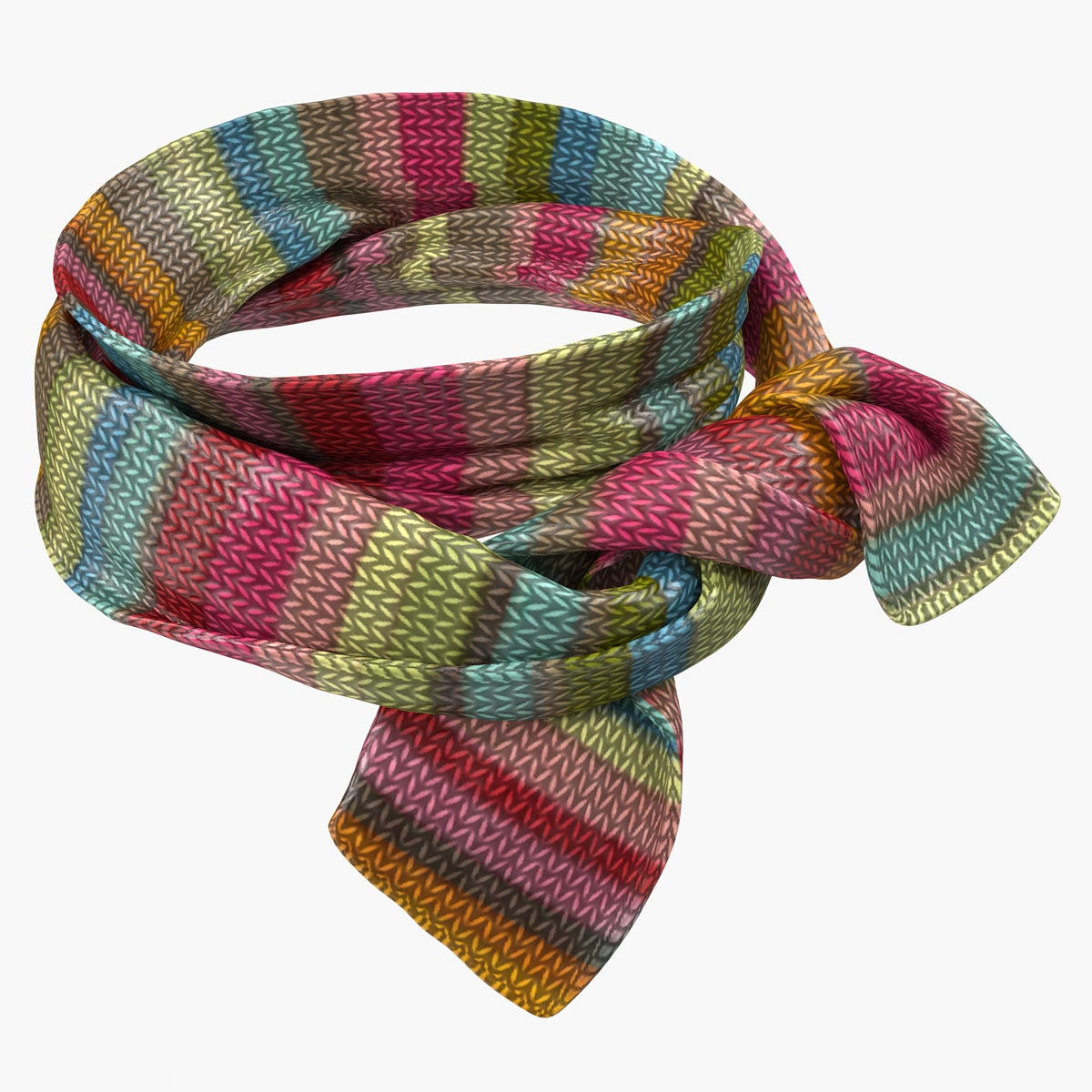 Colored Scarf, view 3