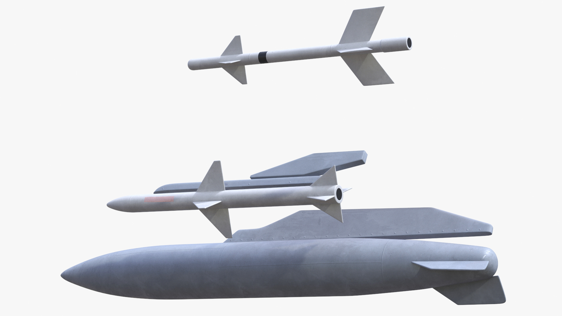 3D Fighter F 16 Fighting Falcon With Jet Armament Rigged model
