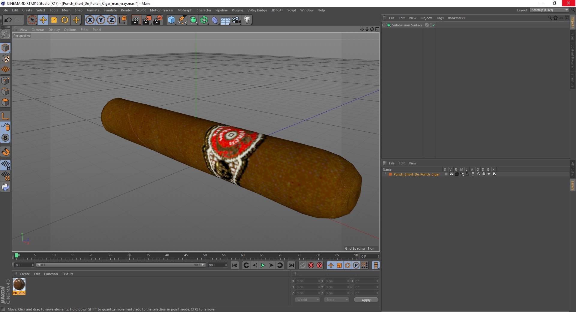 3D Punch Short De Punch Cigar