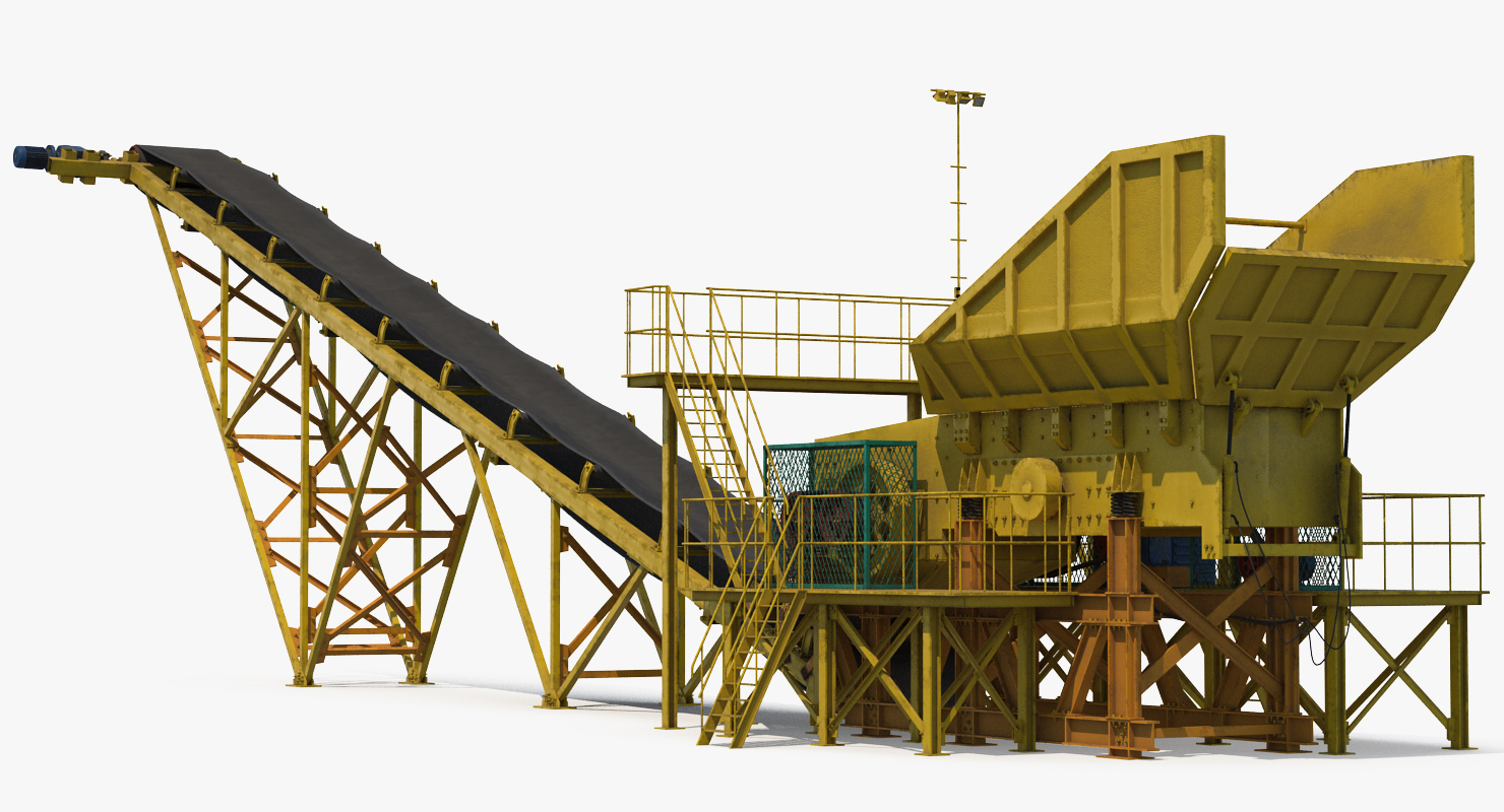 3D Stone Crusher Machine