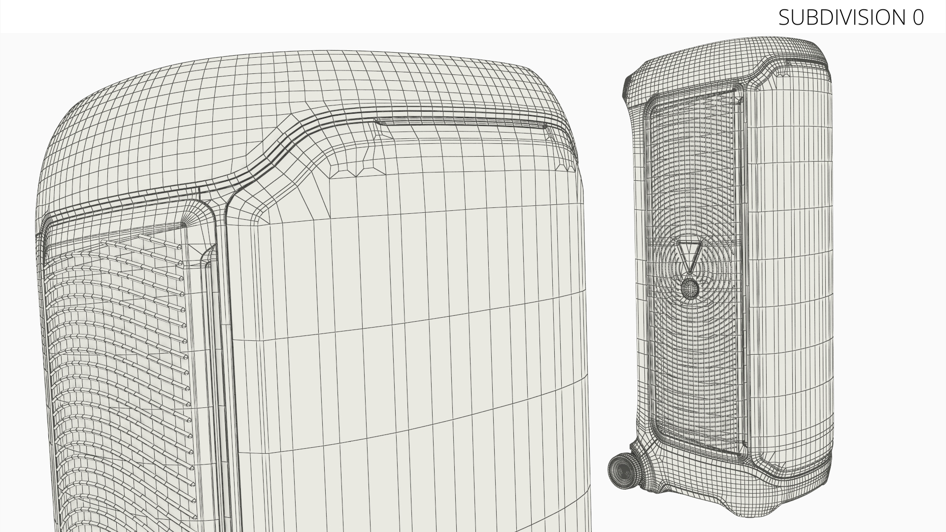 Bluetooth Sound System with LEDs 3D model preview